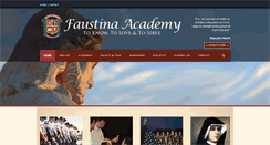 Desktop Screenshot of faustinaacademy.com